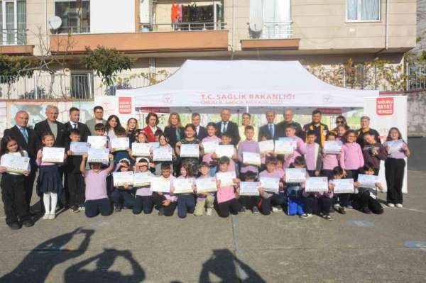 Ordu'da minik öğrenciler 'sağlık elçisi' oluyor
