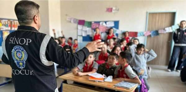 Sinop'ta öğrencilere 'güvenlik' dersi