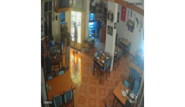 Trabzon'da restorandaki silahlı saldırının görüntüleri ortaya çıktı