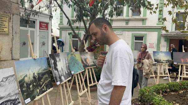 Sinop'ta deniz şehitleri için resim sergisi açıldı