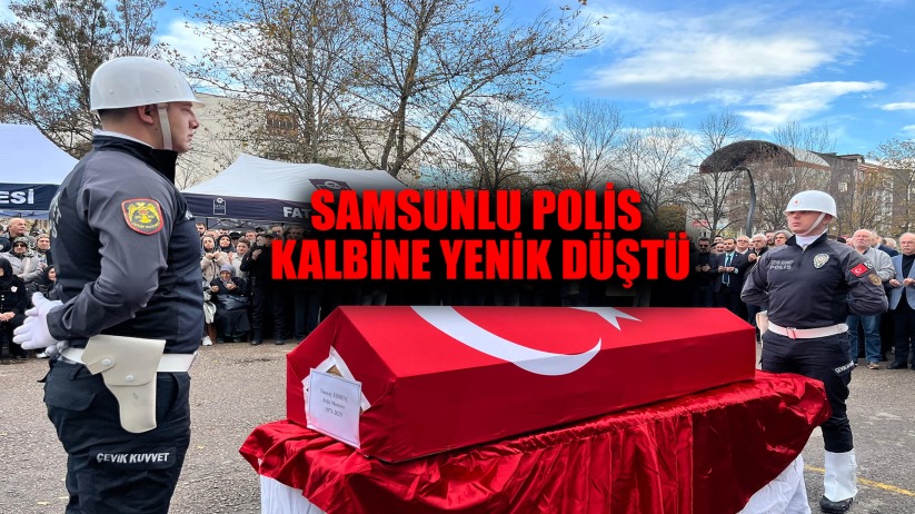 Vefat eden polis memuru törenle uğurlandı