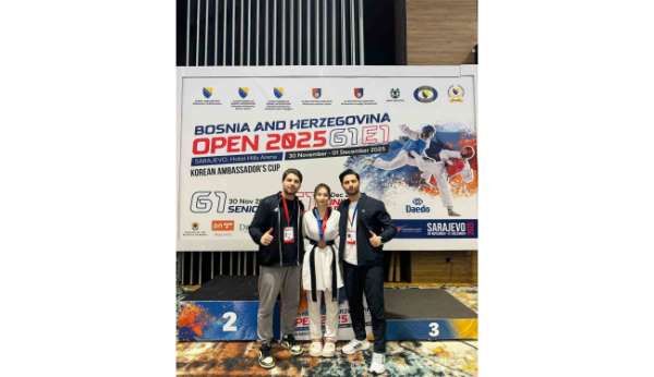 Bosna Hersek'teki yarışmada üçüncü oldu