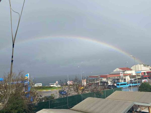Sinop'ta gökkuşağı manzarası