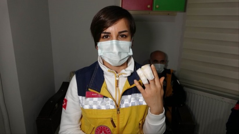 Samsun'da saldırıya uğrayan sağlık personeli o anları anlattı