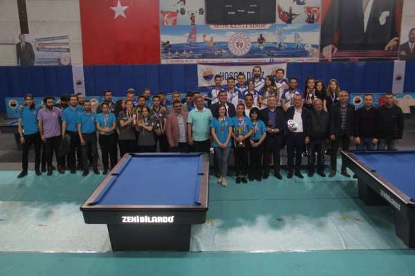 Üniversiteler Arası 8 Top Bilardo Turnuvası sona erdi