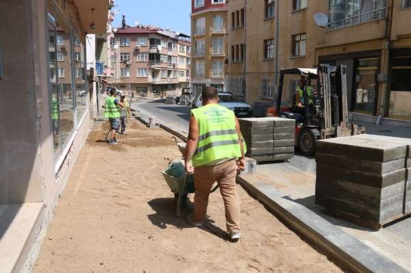 Ordu'da kaldırım çalışmaları tamgaz 