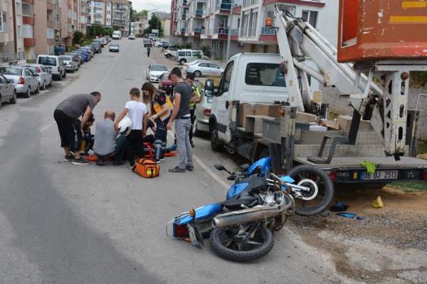 Sinop'ta motosiklet kazası: 1 yaralı 