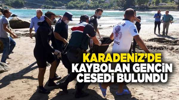  Karadeniz'de kaybolan gencin cesedi bulundu