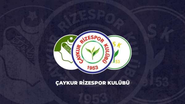 Çaykur Rizespor'dan Oğulcan Çağlayan açıklaması 