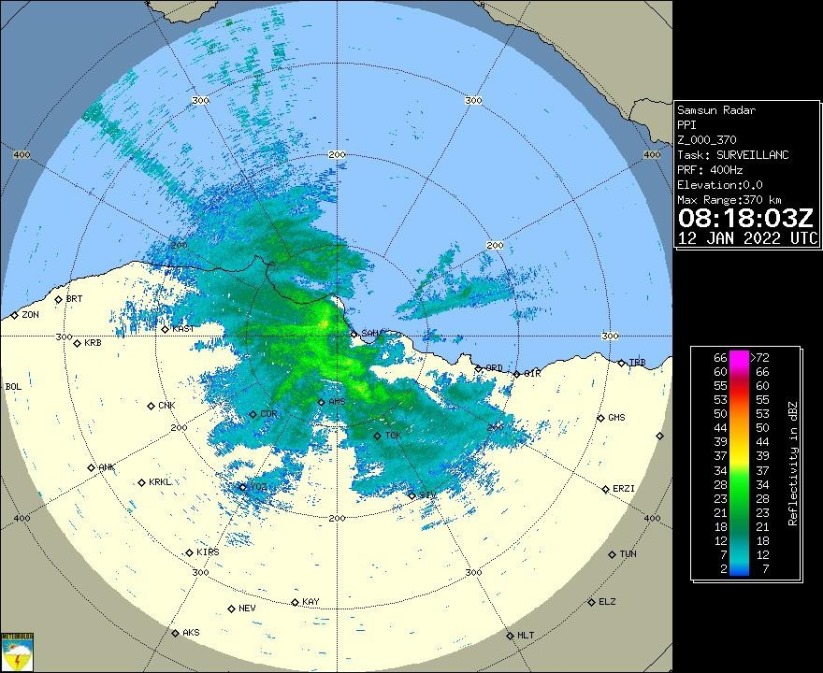 Samsun'a kar ve fırtına geliyor!