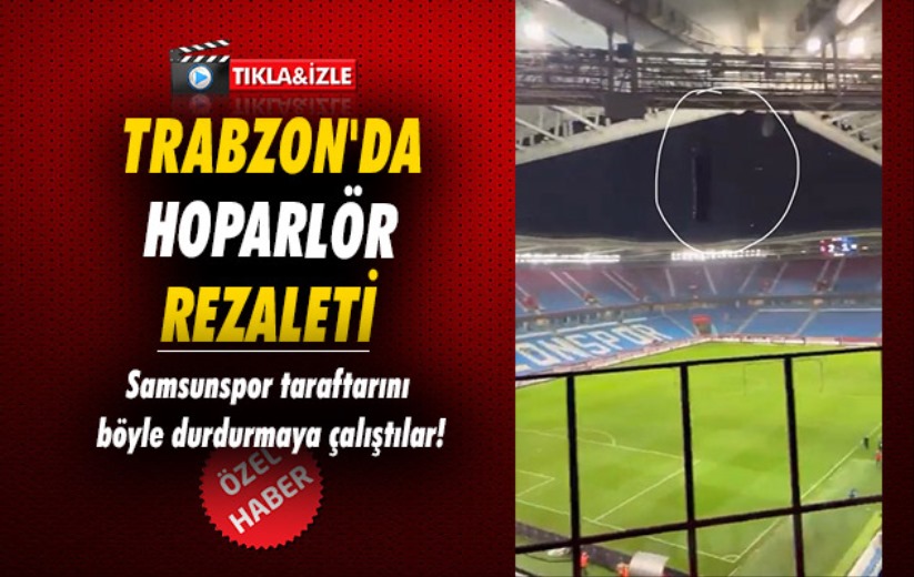 Trabzon'da hoparlör rezaleti 