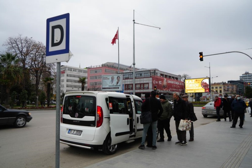 Samsun'da dolmuşların zam talebi