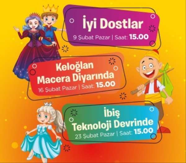 10 Burda AVM'de Şubat sahnesi eğlence dolu