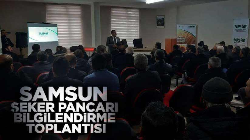 Şeker pancarı üretimi bilgilendirme toplantısı