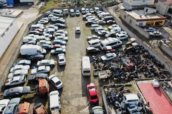 Diyarbakır'da yedieminde 80 milyon değerindeki araçlar sahibini bekliyor