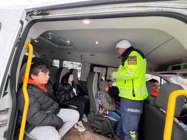 Ordu'da öğrencilerin güvenliği için servis araçları denetlendi