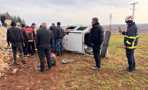 Şanlıurfa'da trafik kazası: 2 yaralı