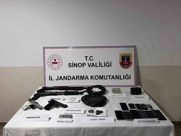Sinop'ta uyuşturucu operasyonu: 2 gözaltı