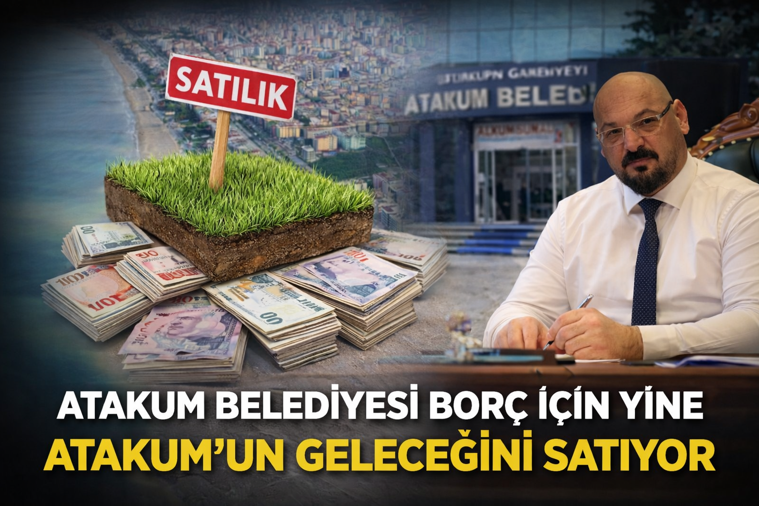 ATAKUM BELEDİYESİ BORÇ İÇİN YİNE ATAKUM'UN GELECEĞİNİ SATIYOR