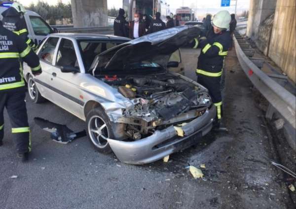 Amasya'da zincirleme trafik kazasında 3 yaralı 