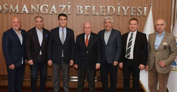 Bursaspor Kulübü, Mustafa Dündar'ı ziyaret etti