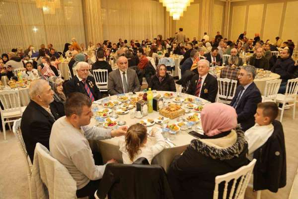 Canik'te şehit aileleri ve gaziler iftarda ağırlandı