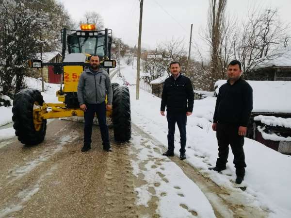Sinop'ta 18 kapalı köy yolu açıldı