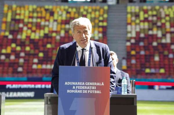 Servet Yardımcı, Romanya Futbol Federasyonu Genel Kurulu'na katıldı