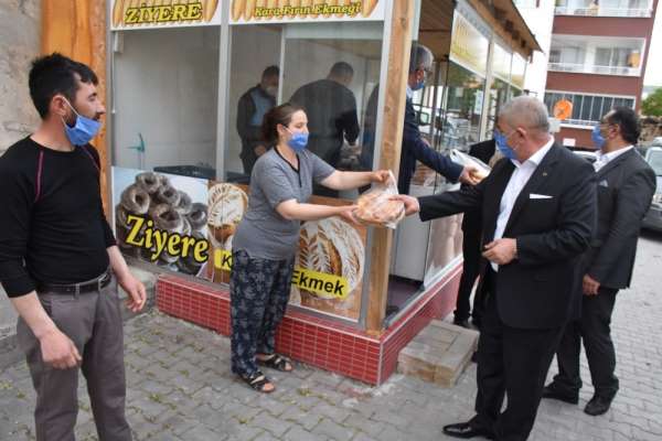 Amasya'da pideler belediyeden