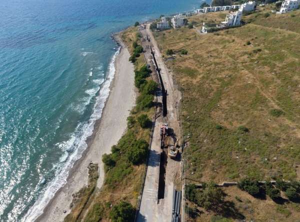 Bodrum'un 120 milyon liralık yatırımı devam ediyor