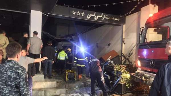 IKBY'deki restoranda gaz patlaması: 15 yaralı - Süleymaniye haber