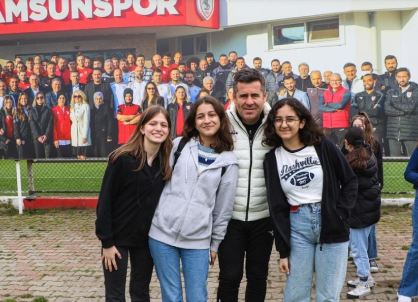 Samsunspor'un Ziyaretçileri Vardı