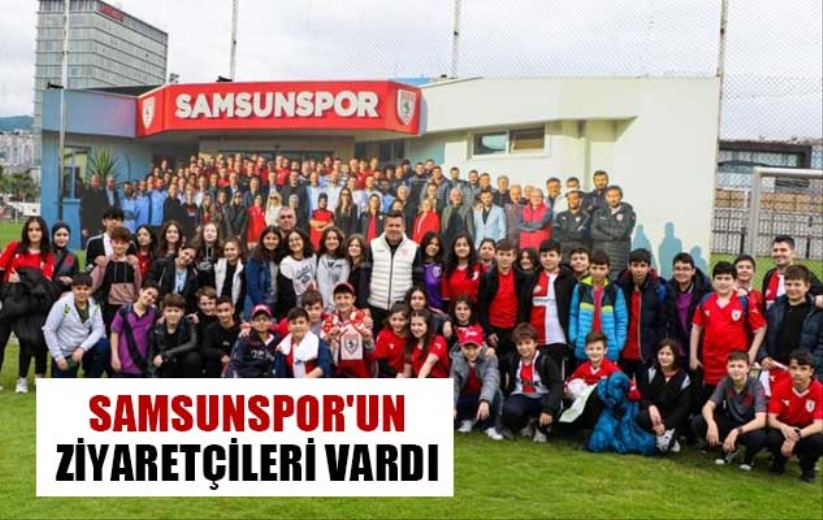 Samsunspor'un Ziyaretçileri Vardı