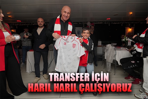 Transfer İçin Harıl Harıl Çalışıyoruz