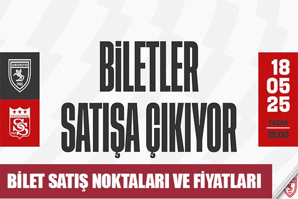 Sivasspor maç biletleri satışa çıkıyor