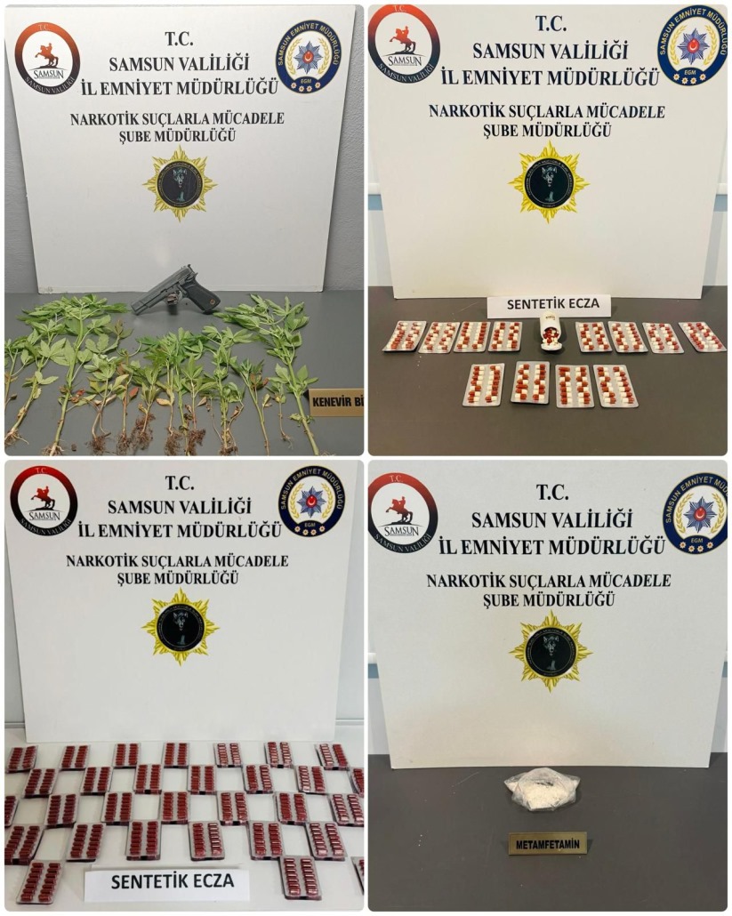 Samsun'da uyuşturucuya Sıfır Tolerans!