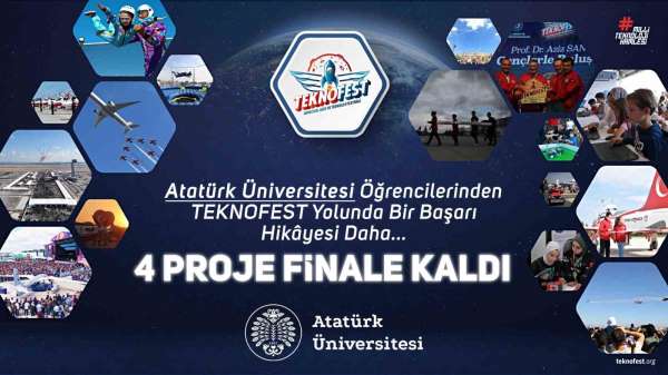 Atatürk Üniversitesi öğrencilerinden Teknofest yolunda bir başarı hikyesi daha