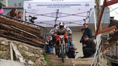 Bursa'da adrenalin dolu yarış nefes kesti