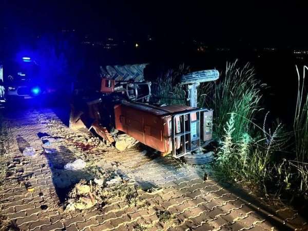 Manisa'da traktör kazası: 1 ölü, 1 yaralı