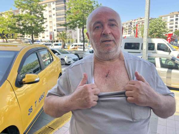 Bıçaklı saldırıya uğrayan taksici dehşet anlarını anlattı