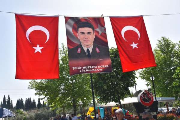 Salihli'de Şehit Mustafa Kozak, 8. yılında dualarla anıldı