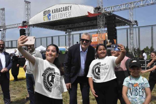 Karacabey'de Gençlik ve Spor Festivali büyük ilgi gördü