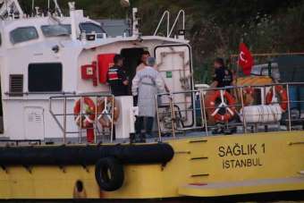 Çanakkale'de sağlık botunda patlama: 1 ölü, 1 yaralı