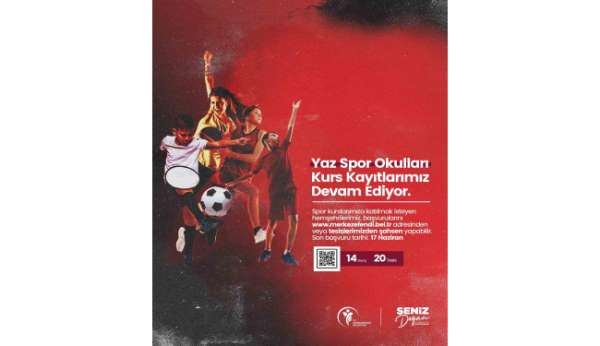 Merkezefendi Belediyesinin yaz spor okulları kurs kayıtları devam ediyor