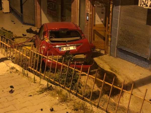 Ankara'da trafik kazası: 1 yaralı 