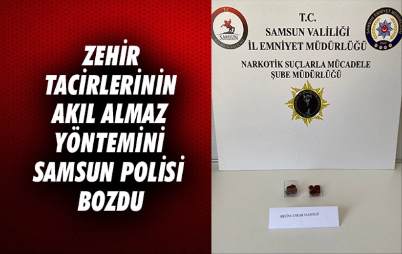 Zehir Tacirlerinin Akıl Almaz Yöntemini Samsun Polisi Bozdu