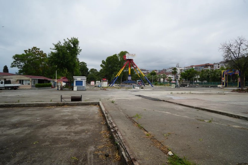 Samsun'da 53 yıllık lunapark tarih oldu