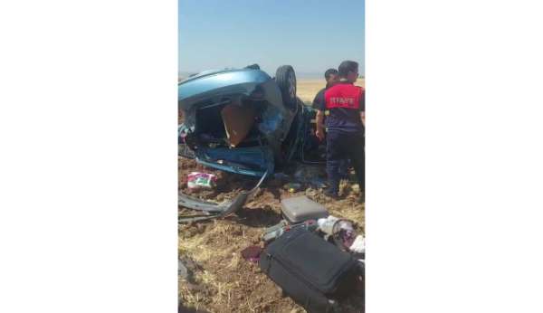 Amasya'da otomobil şarampole uçtu: 3 yaralı