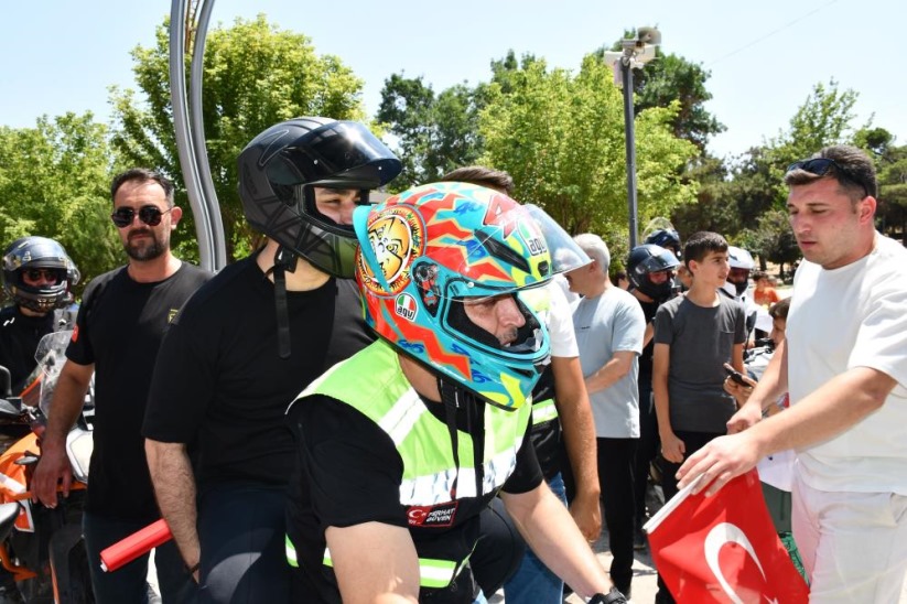 Vezirköprü'de motosiklet festivali düzenlendi