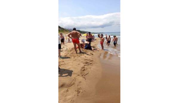 Sinop'ta bir kişi boğulma tehlikesi geçirdi